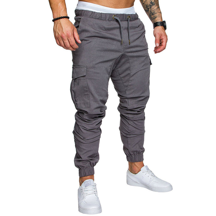 Herren nan Slim-Fit Cargo-Joggerhose mit elastischem Tunnelzug, verstärkten Nähten und Mehrfachtaschen Echo Archiv