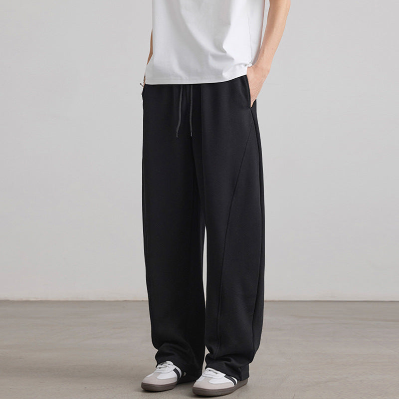 Herren Weite Lounge-Jogginghose aus French-Terry mit Tunnelzugbund Echo Archiv