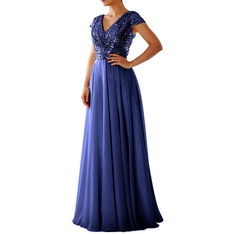 Damen Abendkleid mit funkelndem Oberteil Echoarchiv