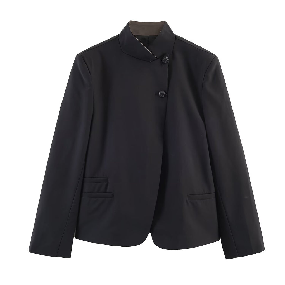 Damen Weite Tailored-Hose mit hoher Taille, Bügelfalte und Eingrifftaschen Echo Archiv