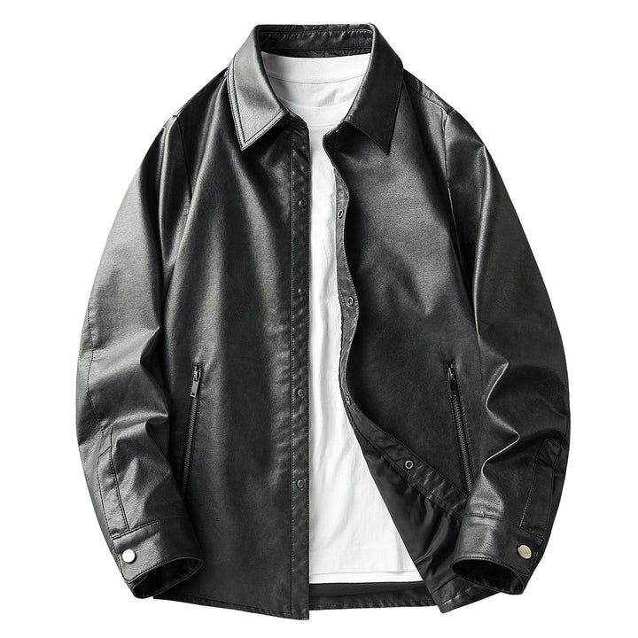 Herren Modische Lederjacke 1787797546 – Valtoré