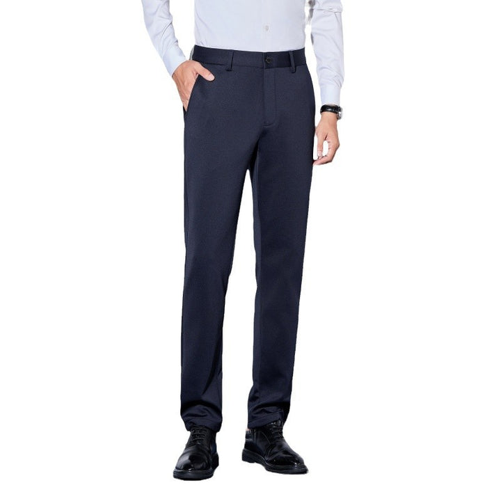 Herren Elegante Business-Hose mit geradem Schnitt und elastischem Bund Echo Archiv