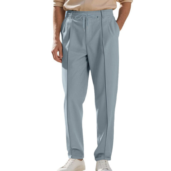 Herren moderne Chinohose mit bequemem elastischem Bund und praktischen Seitentaschen Echoarchiv