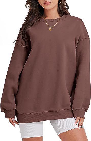 Damen nan extraweites Oversize-Sweatshirt mit überschnittener Schulter und angerautem Innenfutter Echo Archiv