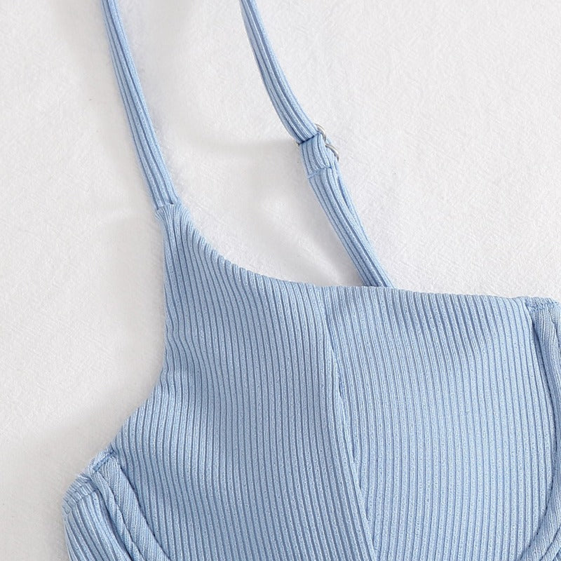 Damen Push-Up Bikini-Set mit elegantem Rippendesign Echo Archiv