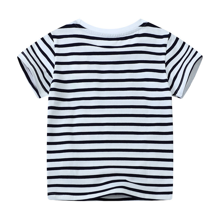 Jungen T-Shirt mit lebhaften Krabbenmotiven Echo Archiv