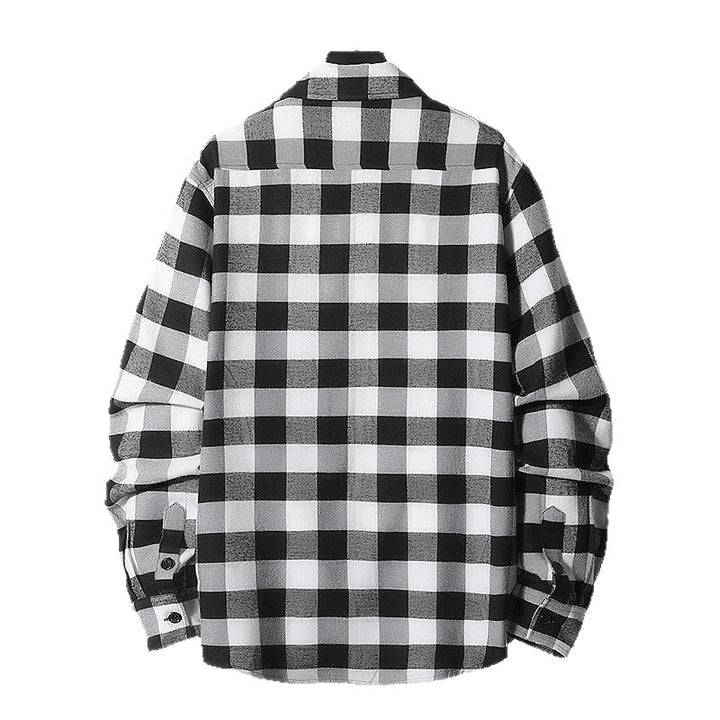 Herren Karo-Flanell-Hemdjacke mit Brusttaschen und relaxed Fit Echo Archiv