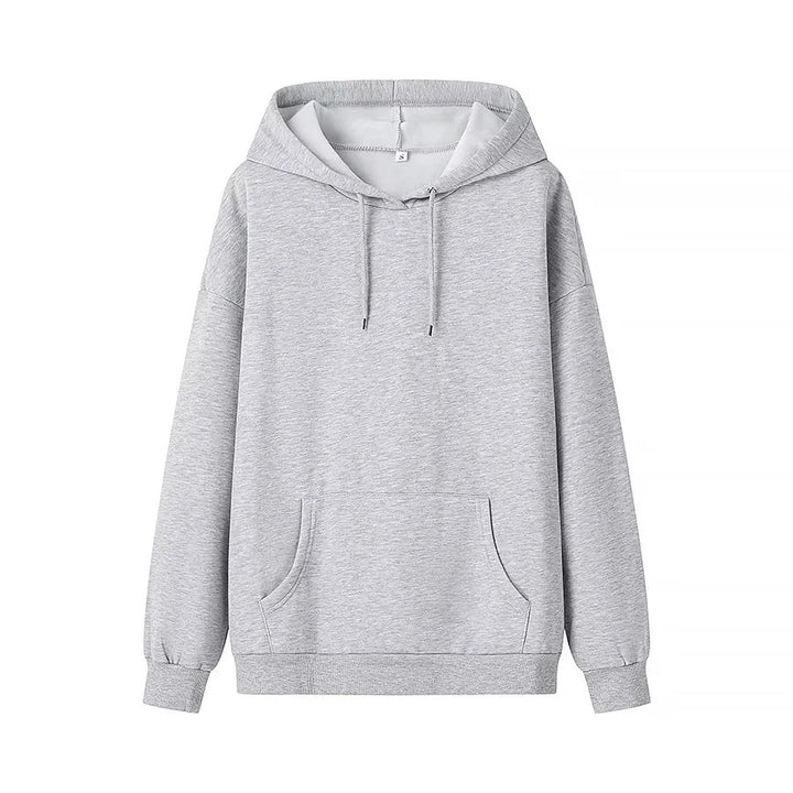 Unisex nan oversized Kapuzenpullover aus Baumwollmix mit Kängurutasche, Bindebandkapuze und Rippbündchen Echo Archiv