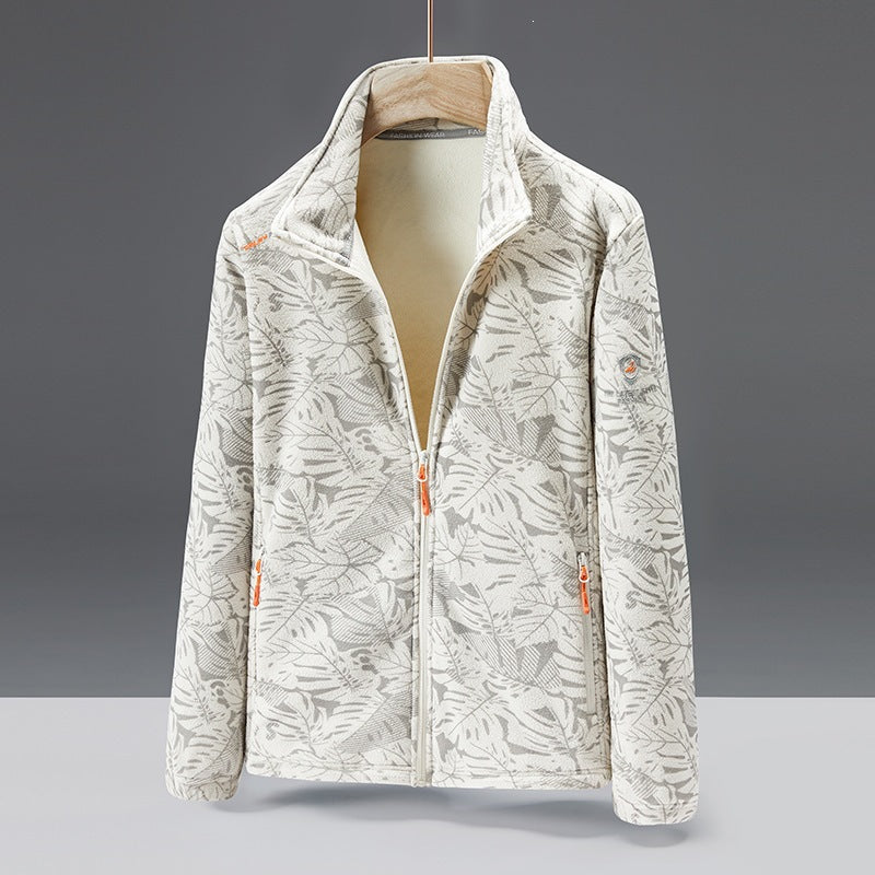 Damen Fleecejacke mit floralem Muster Echo Archiv
