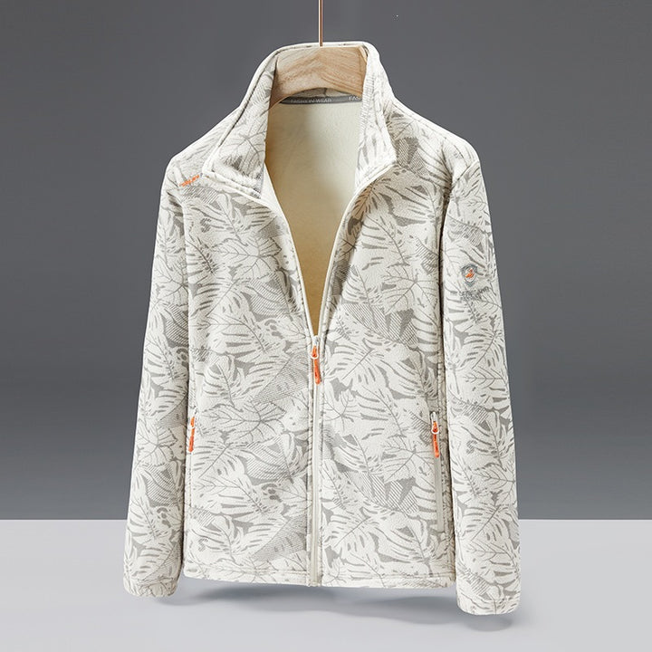 Damen Fleecejacke mit floralem Muster Echo Archiv