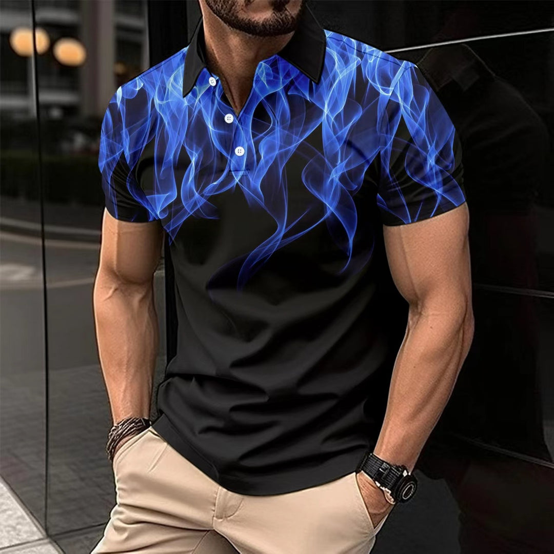 Herren Polohemd mit eleganten Rauchdesign Echoarchiv