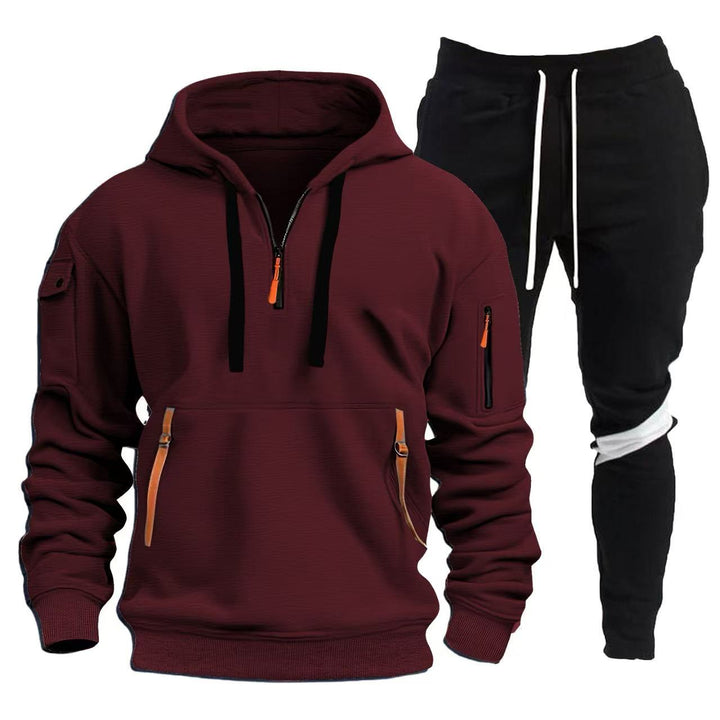 Herren Sportliche Hoodie- und Jogginghosen Kombination Echoarchiv