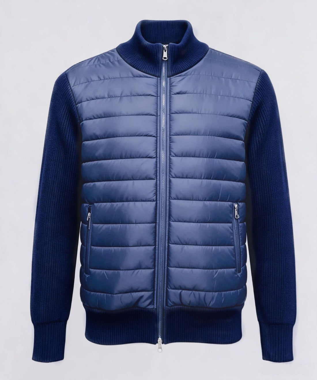 Herren Sportliche Steppjacke mit hochschließendem Kragen – Taviero