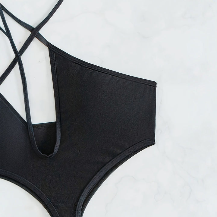 Damen Einteiler Badeanzug mit trendigem Cut-Out Design Echo Archiv