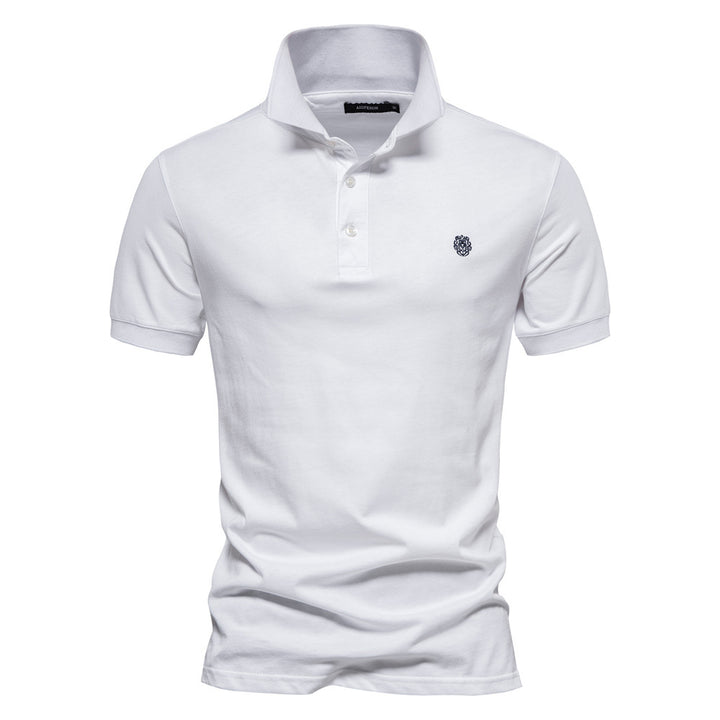 Herren Polo-Shirt mit feiner Piqué-Struktur und klassischem Kragen Echoarchiv