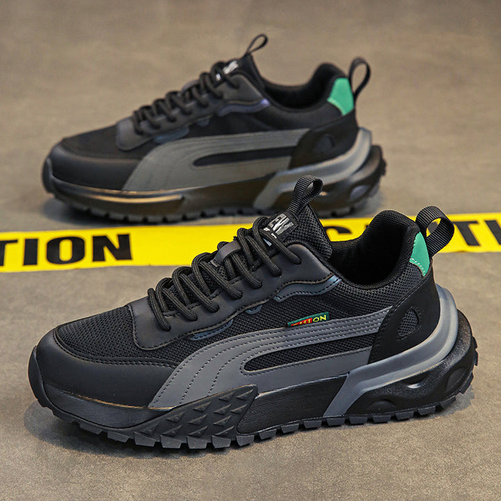 Herren Retro-Outdoor-Sneaker mit profiliertem Trail-Laufsohle und atmungsaktivem Mesh – Norré