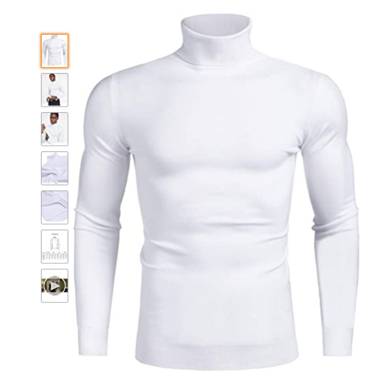 Herren hochabschließender Rollkragenpullover Echoarchiv