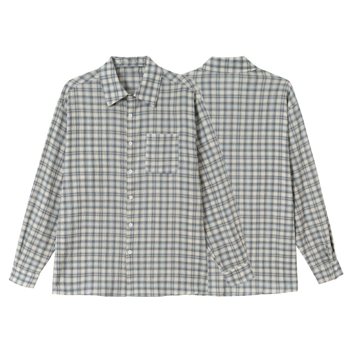 Unisex Oversize Karobluse mit aufgesetzter Brusttasche und kastigem Schnitt Echoarchiv