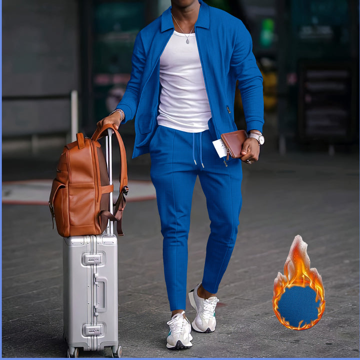 Herren modische Reisedaunenjacke mit funktionalen Taschen und elastischem Bund Echoarchiv