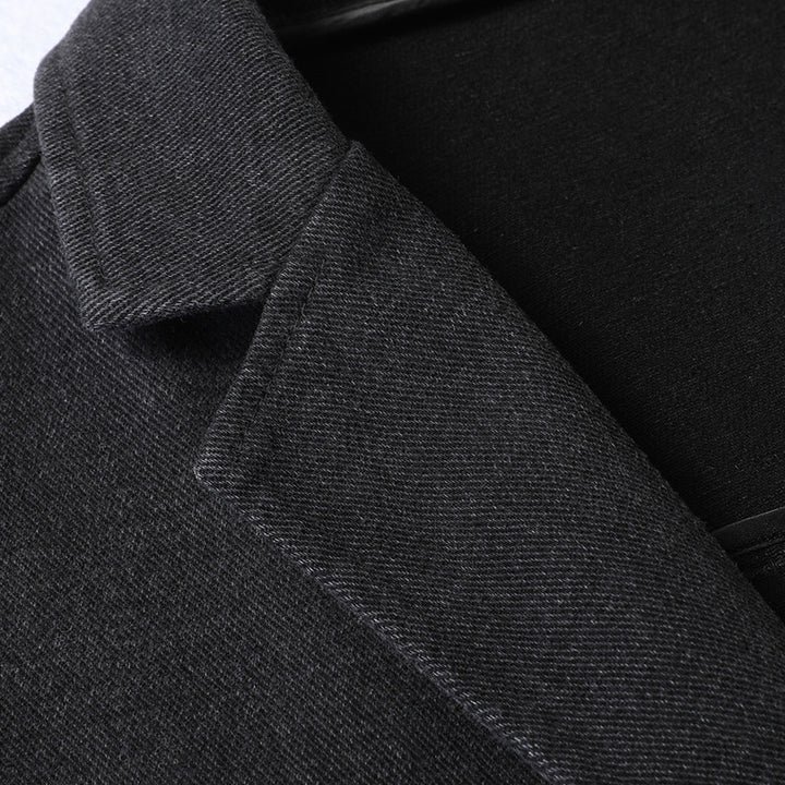 Herren Leichtes einreihiges Sakko mit aufgesetzten Taschen und strukturierter Oberfläche Echo Archiv