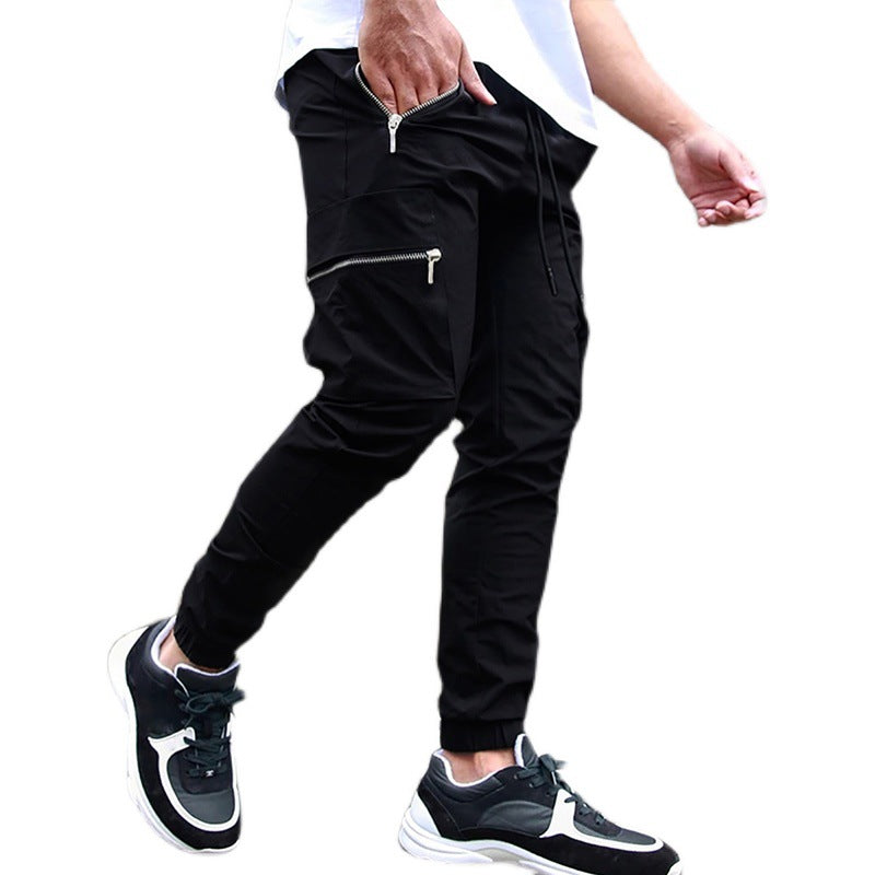 Herren modische Cargohose mit Reißverschluss und praktischen Taschen Echoarchiv
