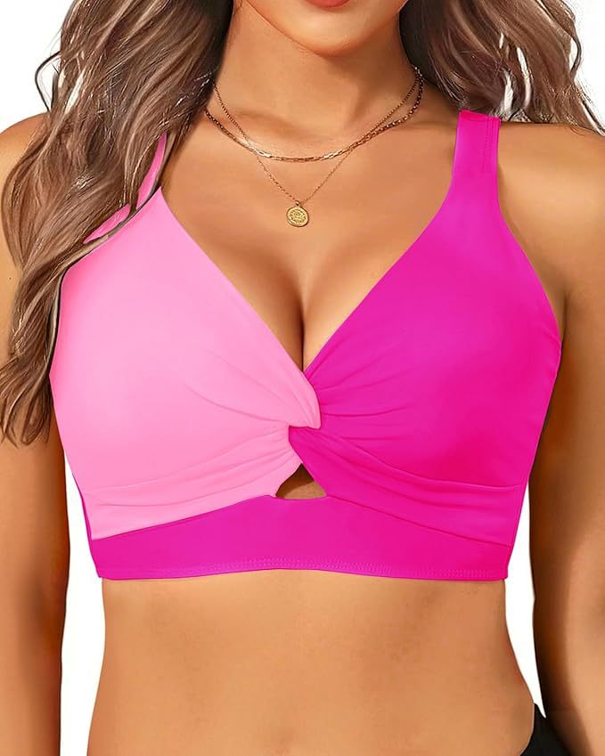 Damen sportliches Bikinioberteil mit floralem Design Echo Archiv