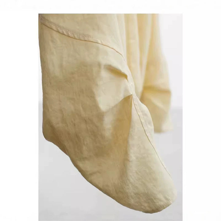 Damen Luftige und bequeme Leinenbluse Echoarchiv