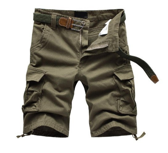 Herren Cargo-Shorts mit vielseitigen Taschen und verstellbarem Bund Echoarchiv