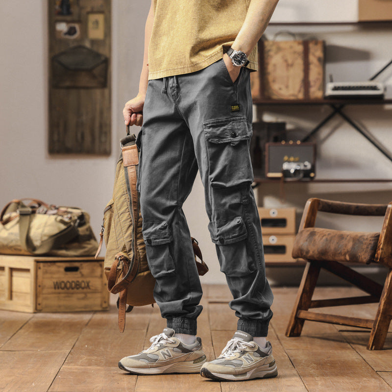 Herren Tech-Cargo-Joggerhose mit elastischem Tunnelzugbund, verstärkten Kniepaneelen und Multifunktions‑Taschen Echo Archiv