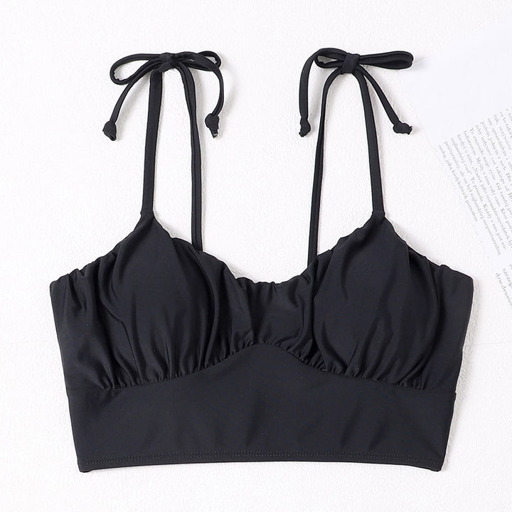 Damen Sport-Bikinioberteil mit verstellbaren Trägern und gerafftem Design Echo Archiv