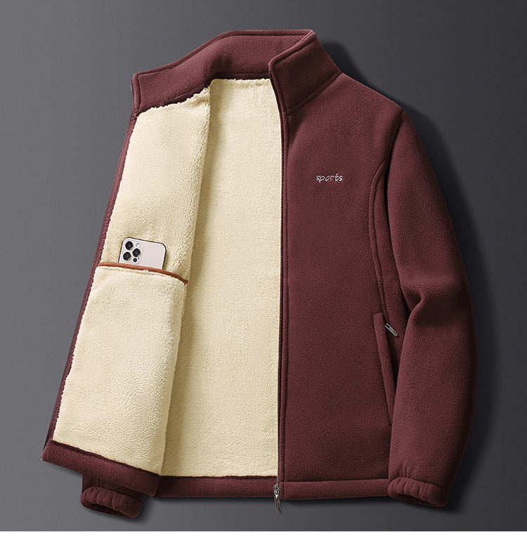Herren Fleecejacke mit kuscheligem Innenfutter Echoarchiv