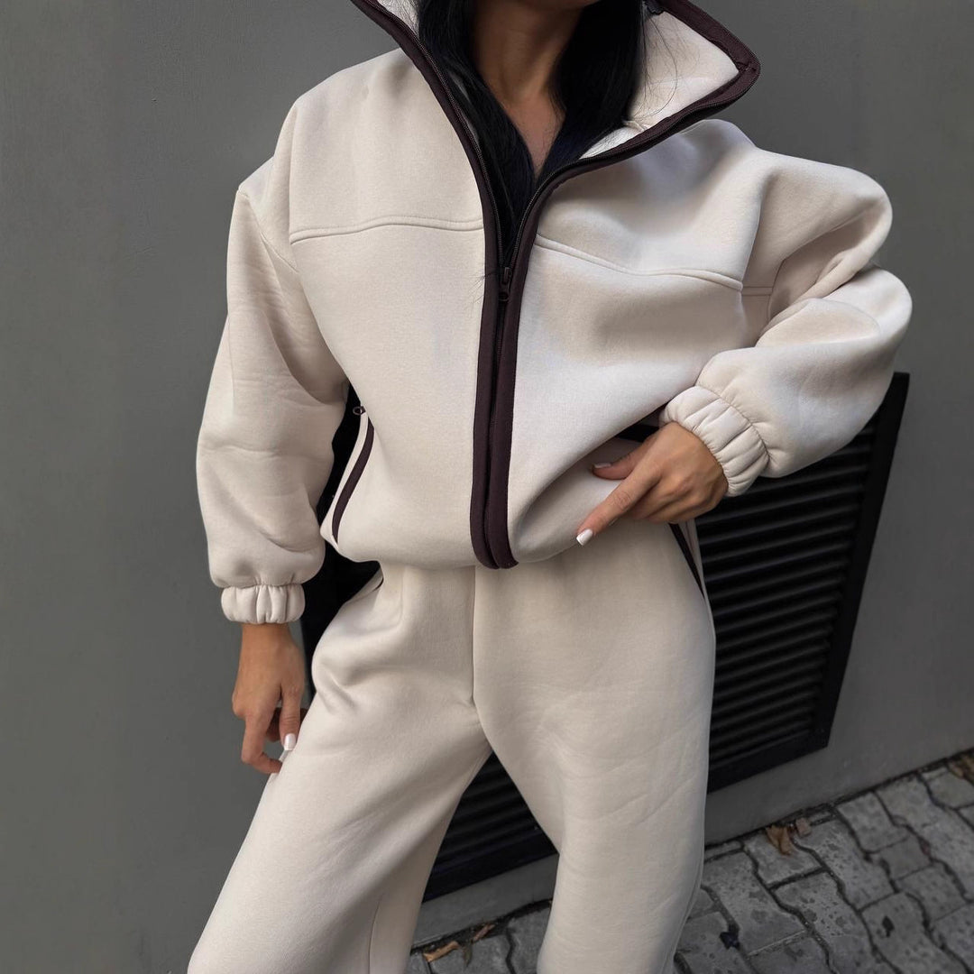 Damen Komfortabler Fleece-Jogginganzug Echo Archiv