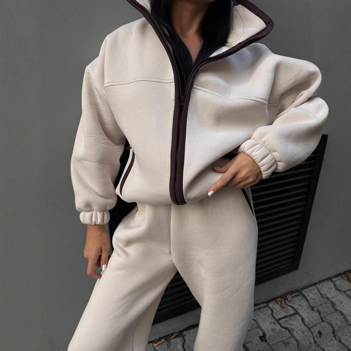 Damen Komfortabler Fleece-Jogginganzug Echo Archiv