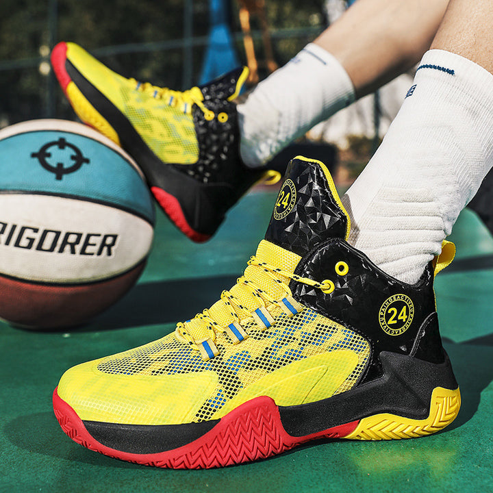 Herren High-Top Basketball-Sneaker mit verstärkter Zehenkappe, stabiler Fersenstütze und multidirektionaler Traktionssohle Echo Archiv