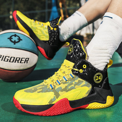 Herren High-Top Basketball-Sneaker mit verstärkter Zehenkappe, stabiler Fersenstütze und multidirektionaler Traktionssohle Echo Archiv