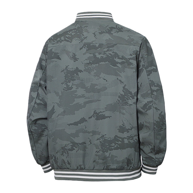 Herren Sportliche Bomberjacke mit kontrastierenden Details Echo Archiv