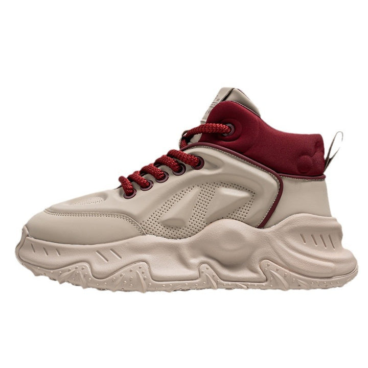 Herren urbane High-Top Tech-Chunky Sneaker mit griffiger Trailsohle und gepolstertem Knöchelkragen – Norré