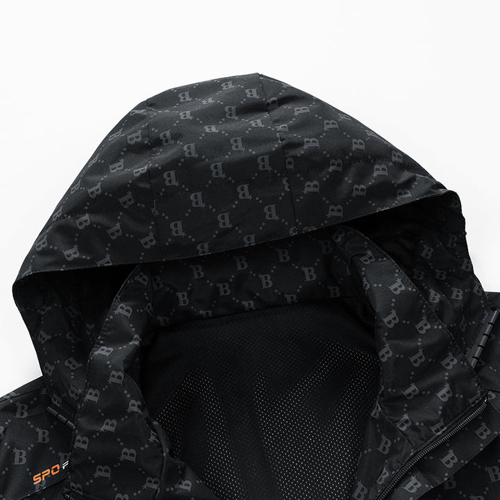 Damen Mode-Wasserdichte Funktionale Jacke mit Kapuze Echo Archive