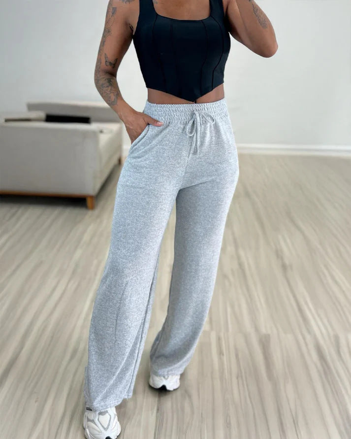 Damen Bequeme High-Waist Jogginghose Echo Archiv