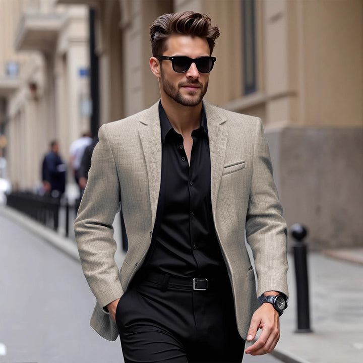 Herren eleganter Blazer aus leichtem Mischgewebe Echoarchiv