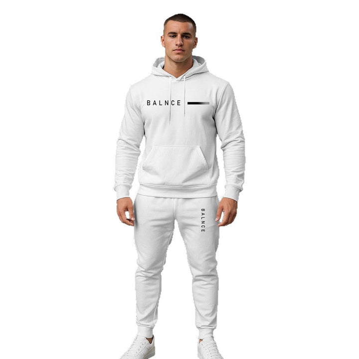 Herren Sportliches Jogginganzug-Set mit Kapuze und praktischen Taschen Echoarchiv
