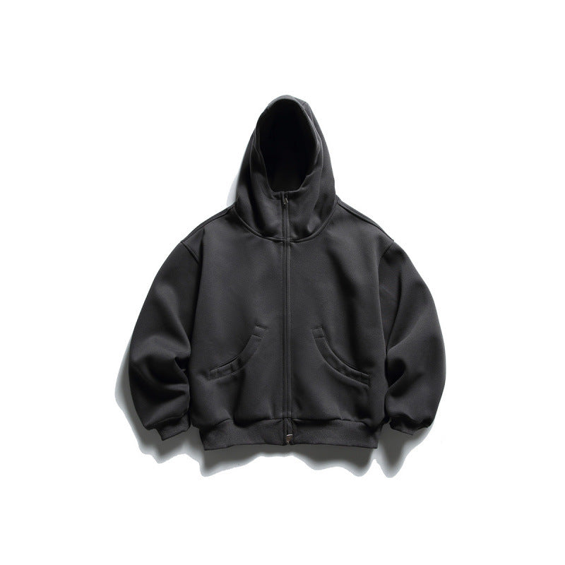 Unisex Oversize Zip-Hoodie mit hohem Kragen und Kängurutaschen Echo Archiv