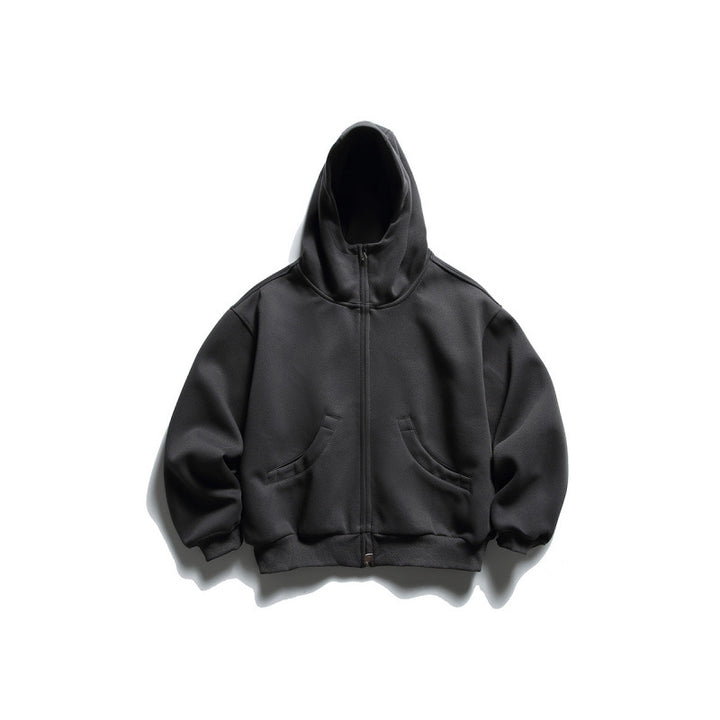 Unisex Oversize Zip-Hoodie mit hohem Kragen und Kängurutaschen Echo Archiv