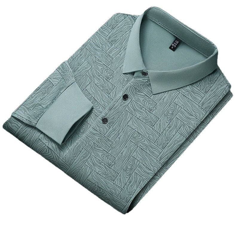 Herren stylisches Polohemd mit strukturiertem Design Echoarchiv