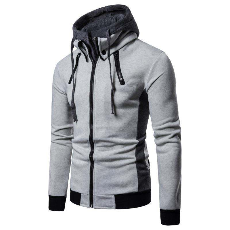 Herren Kapuzenjacke mit innovativem Design und praktischem Reißverschluss Echoarchiv