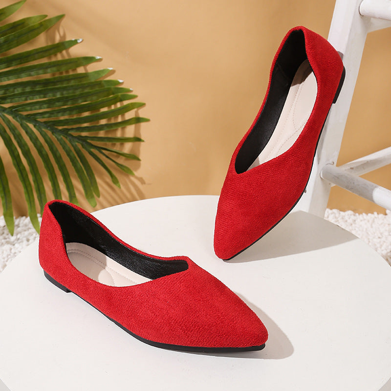 Damen elegante Ballerinas mit spitzer Zehenpartie und ultraleichter Sohlenkonstruktion Echoarchiv