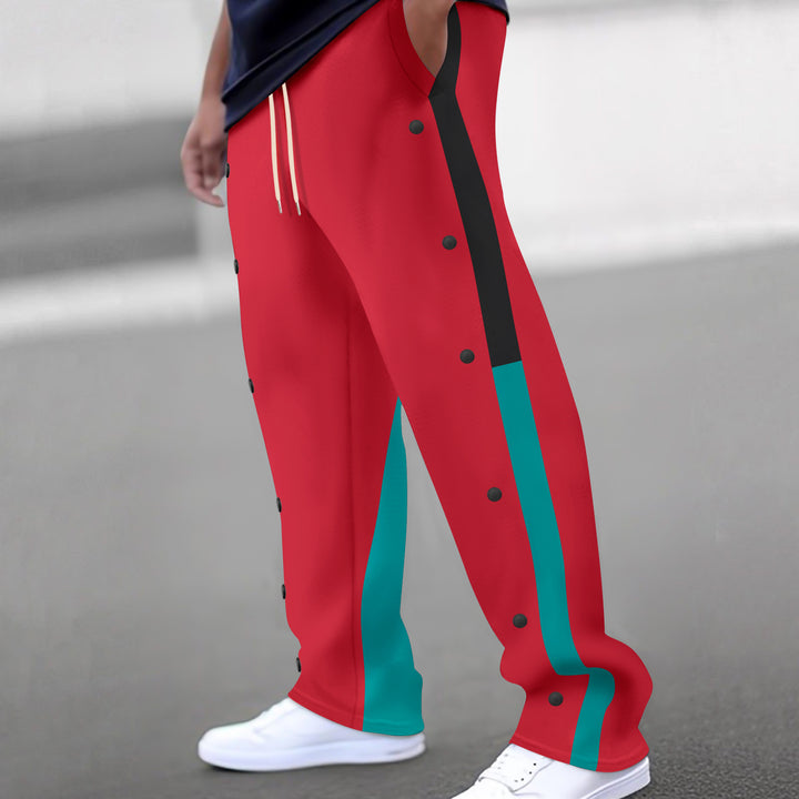 Herren Sporthose mit seitlichen Druckknöpfen Echoarchiv