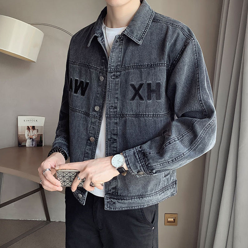 Herren Modische Denimjacke Echoarchiv