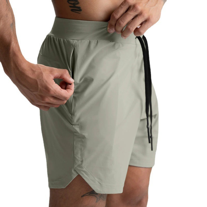 Herren funktionale Sportshorts mit Reißverschlusstaschen Echoarchiv