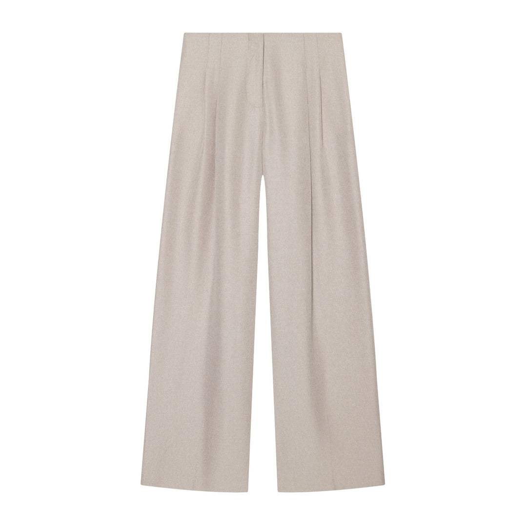 Damen nan weite Palazzo-Hose mit hoher Taille und Bügelfalte Echo Archiv